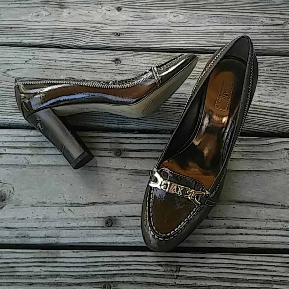 Heels & FREE Purse both Brown Anne Klein